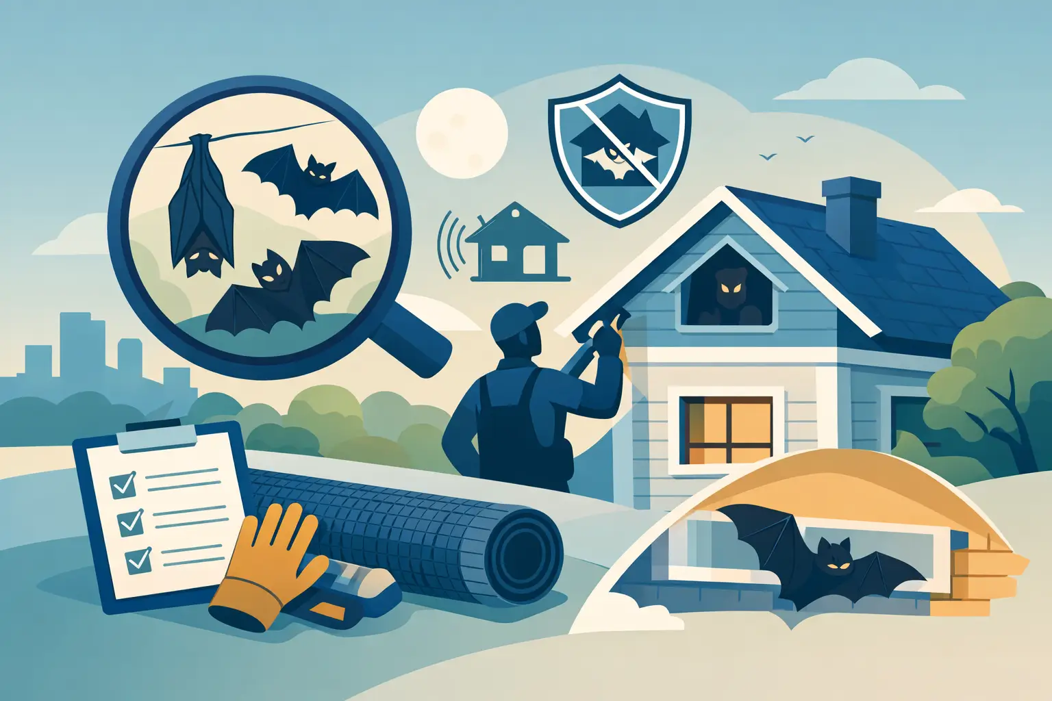 How to Exclude Bats Legally From Your Home